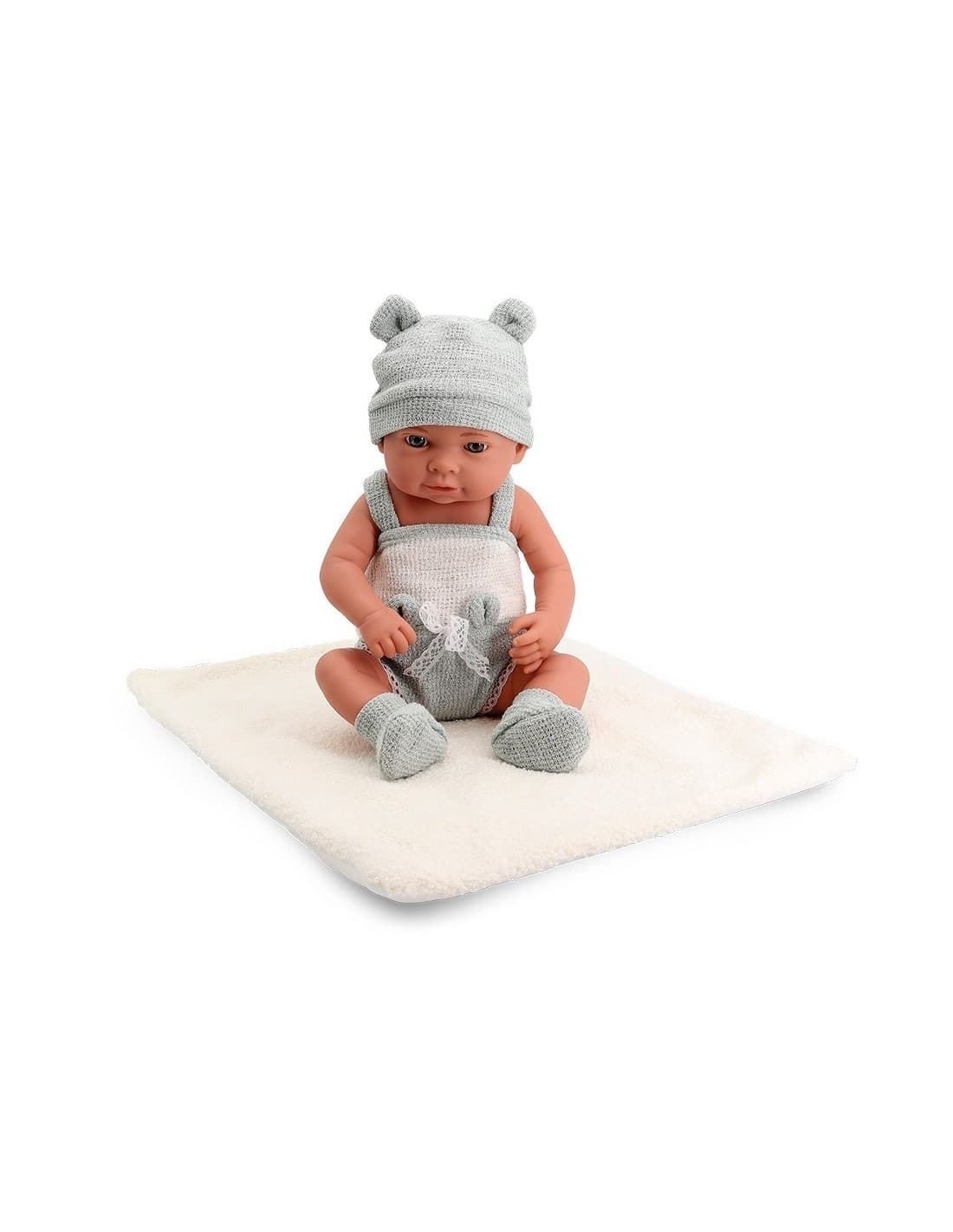 Bebé conjunto de punto gris 40 cm. 788T00628 TACHAN - Imagen 1