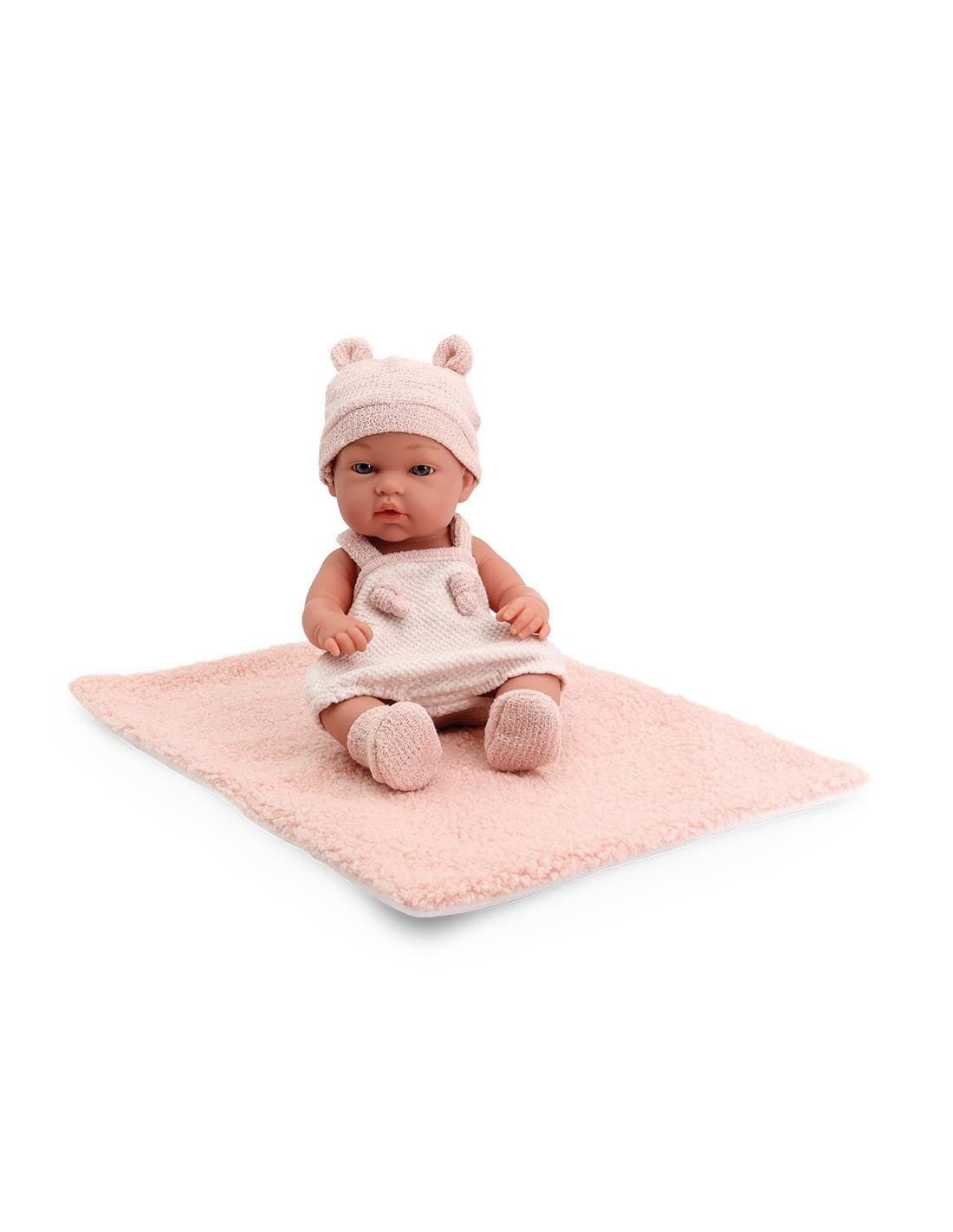 Bebé conjunto de punto rosa 30 cm. 788T00625 TACHAN - Imagen 1