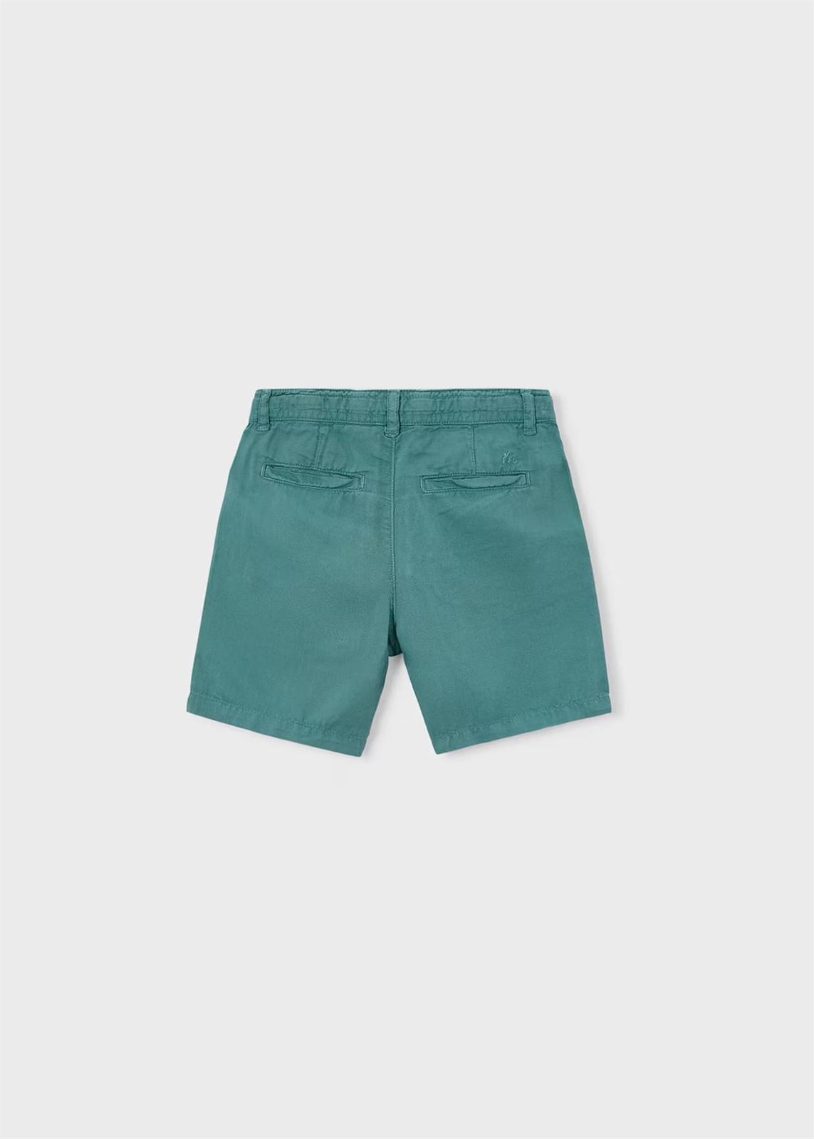 Mayoral Bermuda relaxed fit con lino niño alga - Imagen 2
