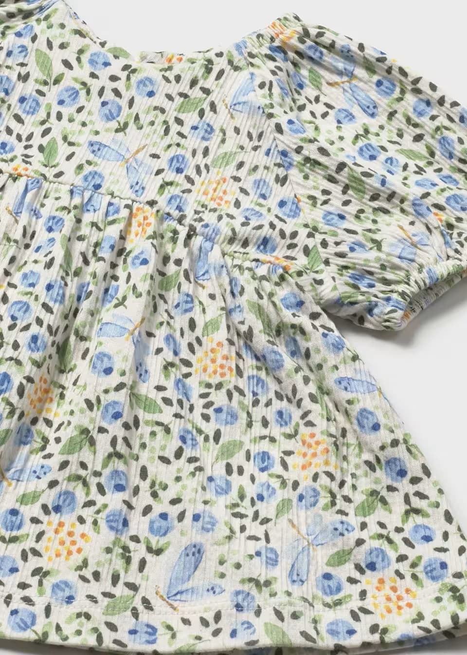 Mayoral Blusa punto bambula bebé cielo - Imagen 3