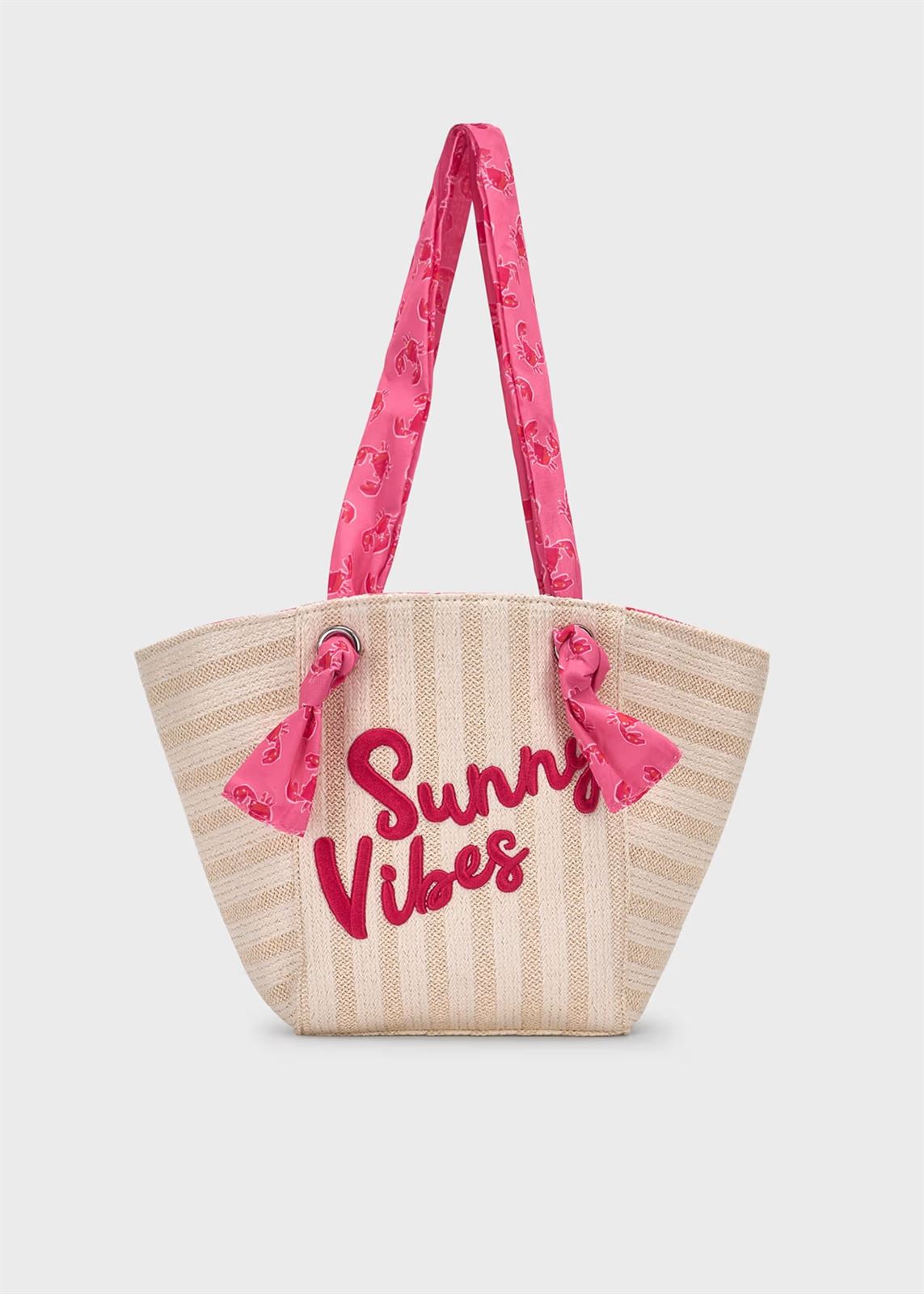 Mayoral Bolso de playa niña geranio - Imagen 1
