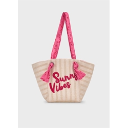 Mayoral Bolso de playa niña geranio - Imagen 1