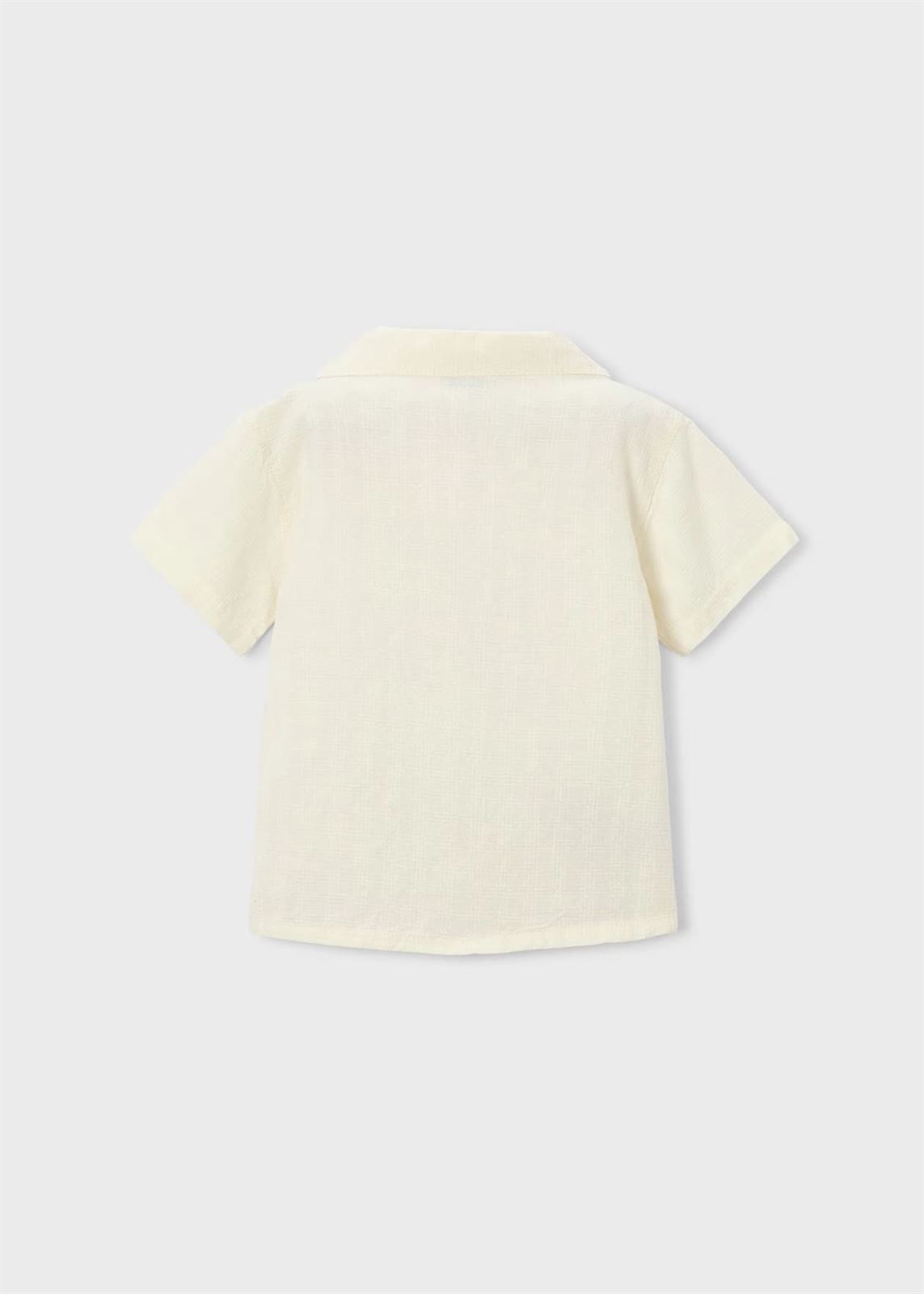 Mayoral Camisa detalles bordados niño nata - Imagen 2