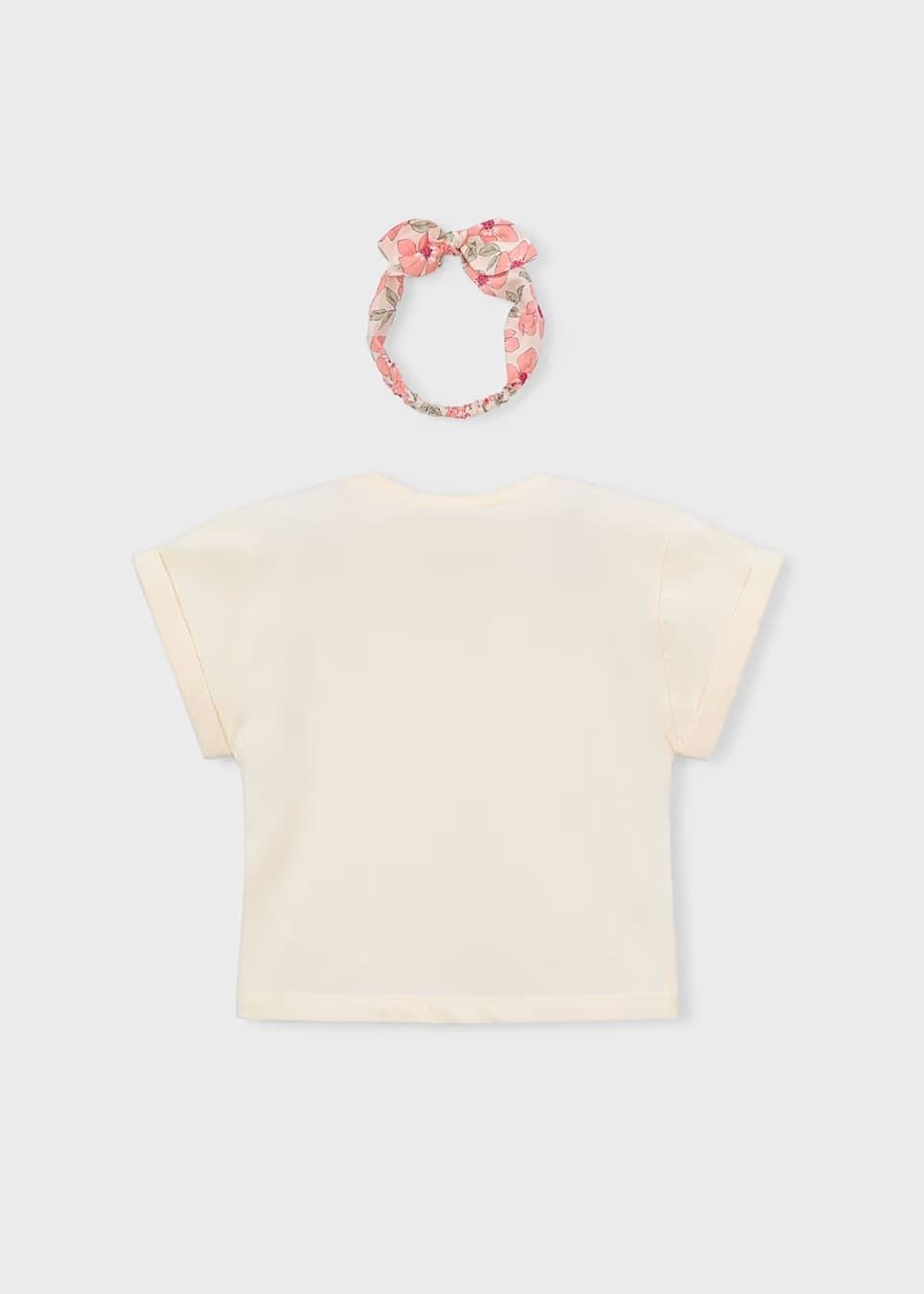 Mayoral Camiseta con coletero estampado niña garbanzo - Imagen 2
