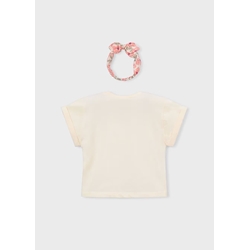 Mayoral Camiseta con coletero estampado niña garbanzo - Imagen 2