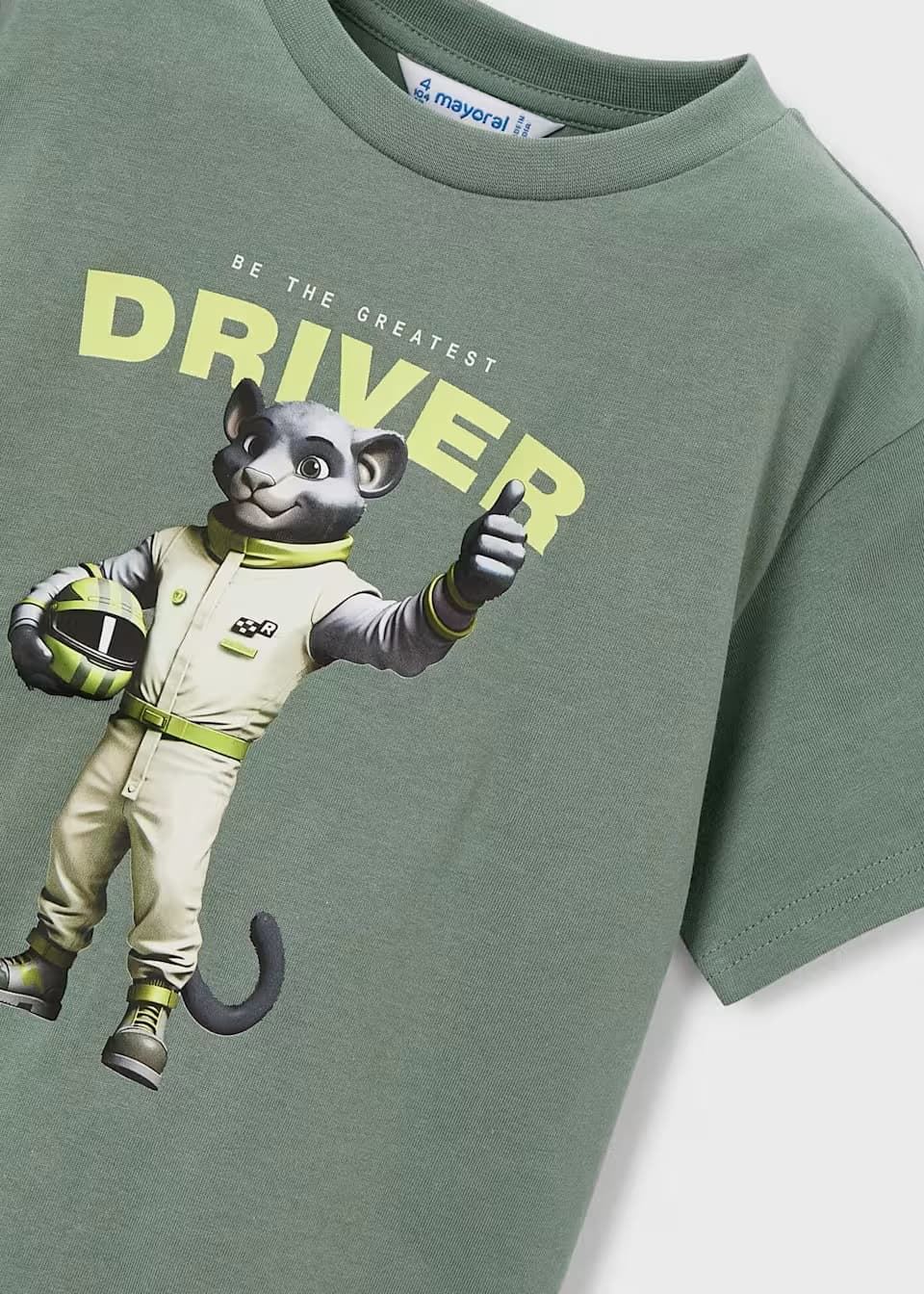 Mayoral Camiseta driver niño verde - Imagen 3