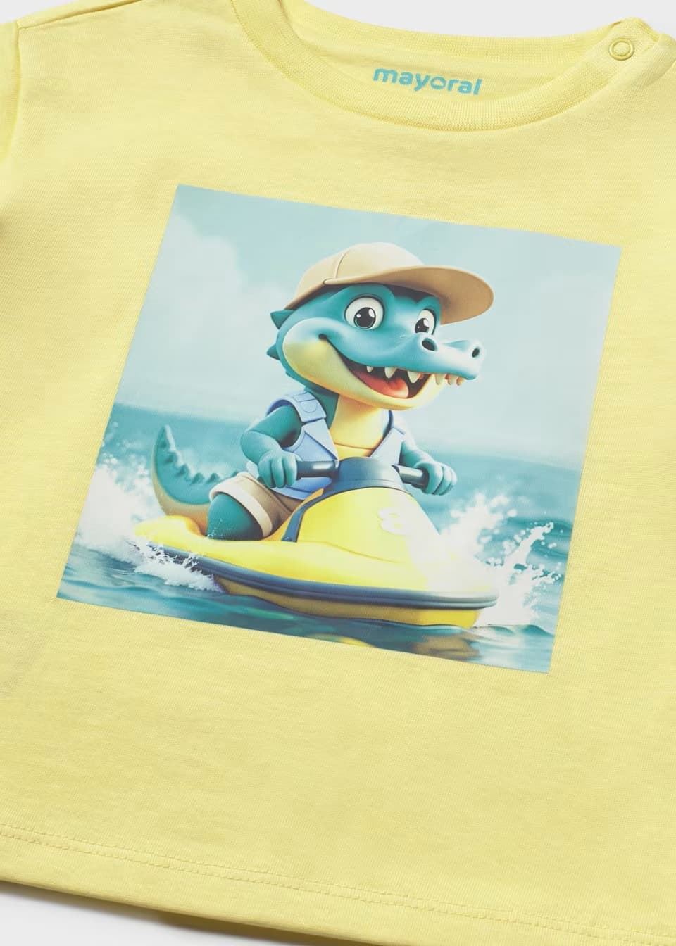 Mayoral Camiseta moto de agua bebé lemon - Imagen 3