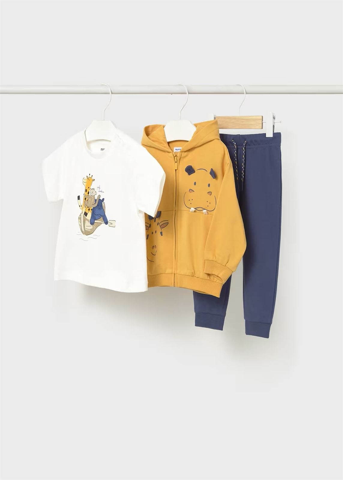 Mayoral Chándal con camiseta interactivo bebé peach - Imagen 1