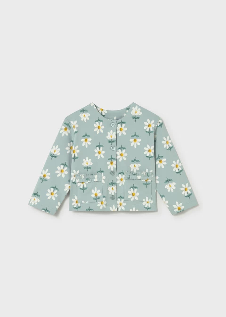 Mayoral Conjunto 3 piezas con chaqueta bebé menta - Imagen 1