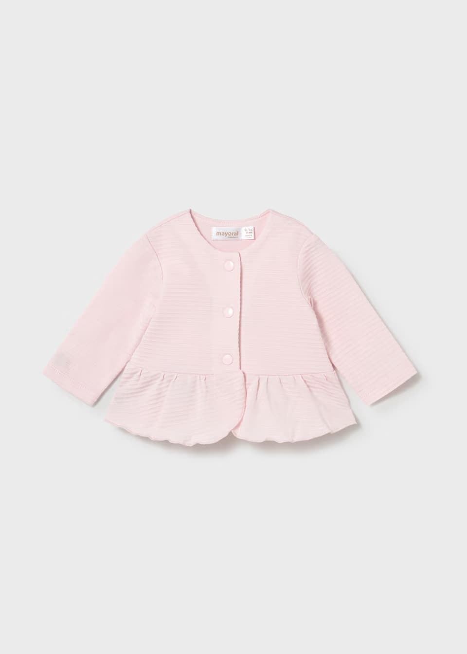 Mayoral Conjunto 3 piezas con chaqueta recién nacida rosa baby - Imagen 2