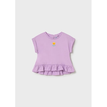 Mayoral Conjunto 3 piezas con pantalón bebé lilac - Imagen 2