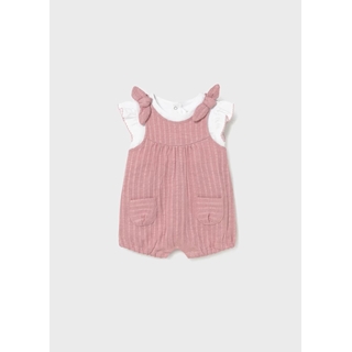 Mayoral Conjunto peto y camiseta recién nacida rose - Imagen 1