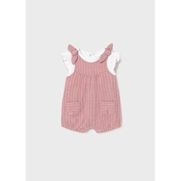 Mayoral Conjunto peto y camiseta recién nacida rose - Imagen 1