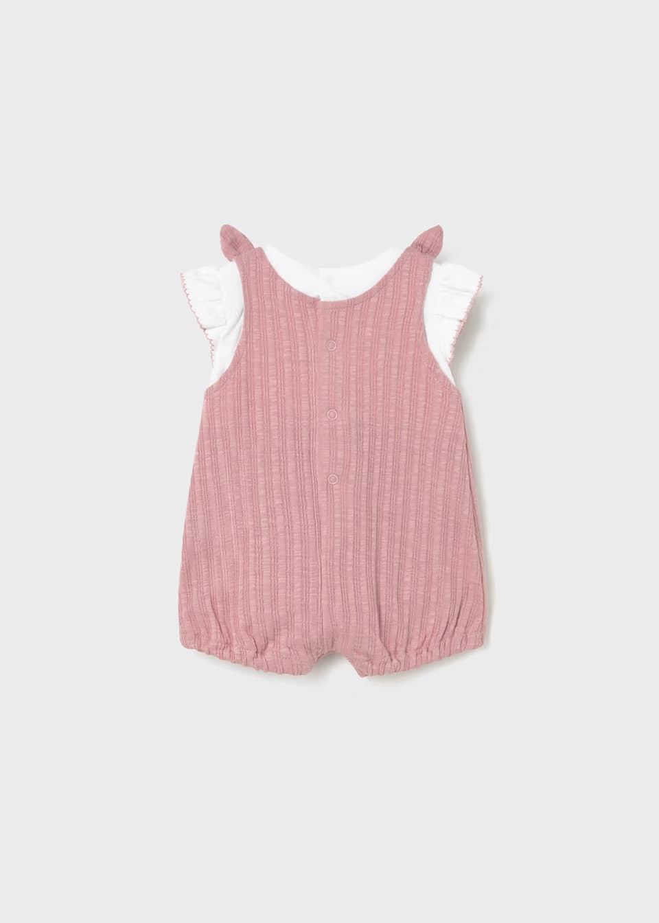 Mayoral Conjunto peto y camiseta recién nacida rose - Imagen 2