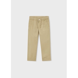 Mayoral Pantalón chino relaxed con lino niño mocca - Imagen 1