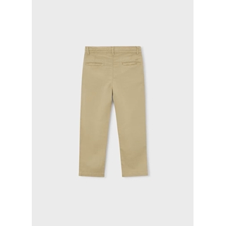Mayoral Pantalón chino relaxed con lino niño mocca - Imagen 2