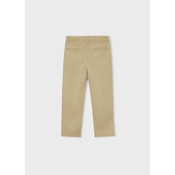 Mayoral Pantalón chino relaxed con lino niño mocca - Imagen 2