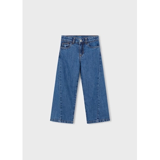 Mayoral Pantalón vaquero fluido niña tejano oscuro - Imagen 1