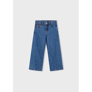 Mayoral Pantalón vaquero fluido niña tejano oscuro - Imagen 1
