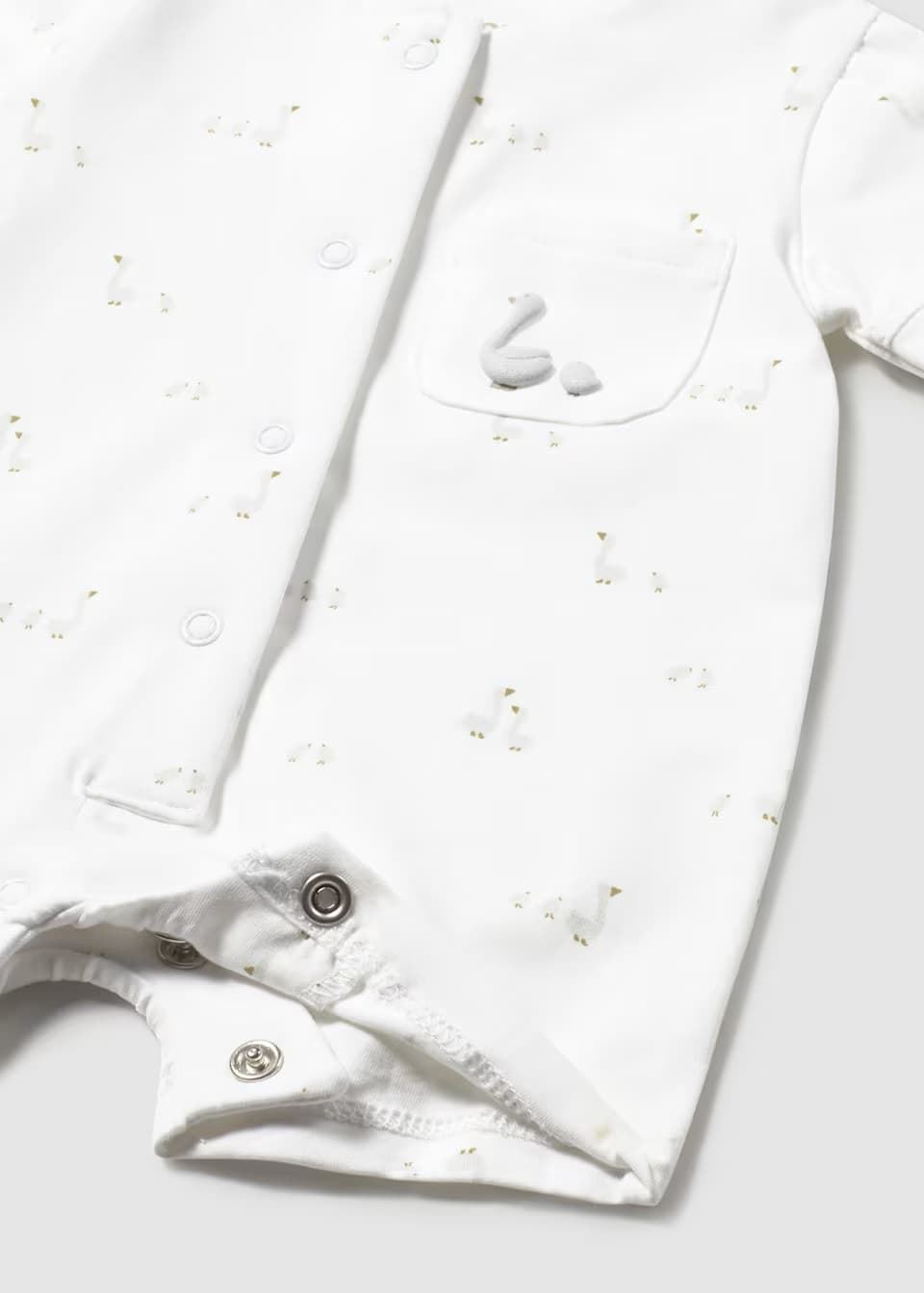 Mayoral Set regalo pijama corto recién nacido blanco - Imagen 4