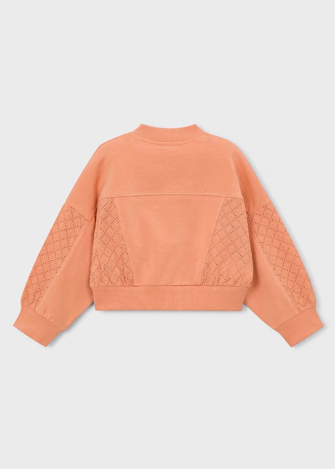 Mayoral Sudadera cremallera niña melocotón - Imagen 2