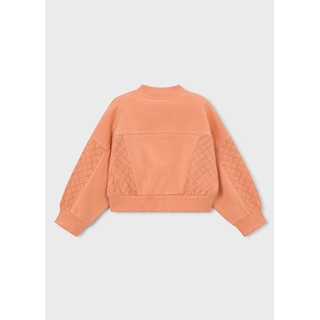 Mayoral Sudadera cremallera niña melocotón - Imagen 2