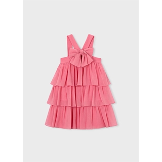 Mayoral Vestido bambula volantes niña camelia - Imagen 1