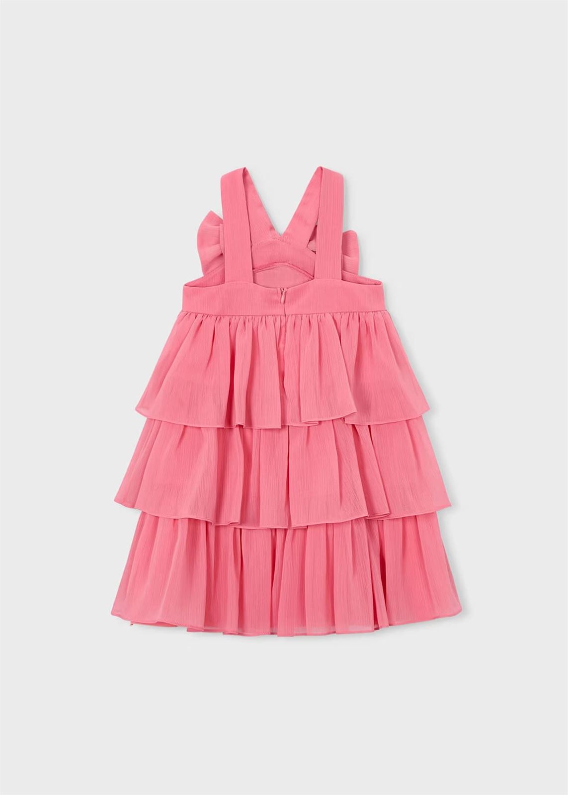 Mayoral Vestido bambula volantes niña camelia - Imagen 2