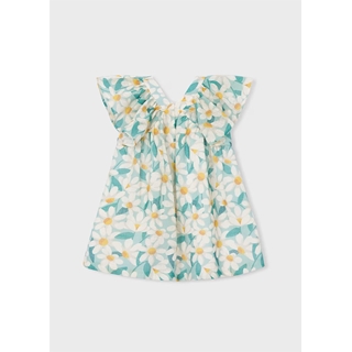 Mayoral Vestido ceremonia estampado flores niña lago - Imagen 2