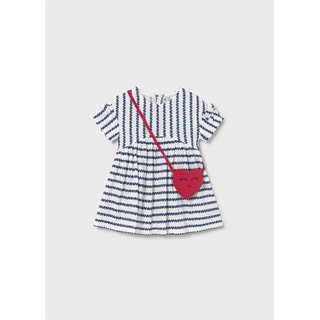 Mayoral Vestido estampado con bolso bebé porcelana - Imagen 1