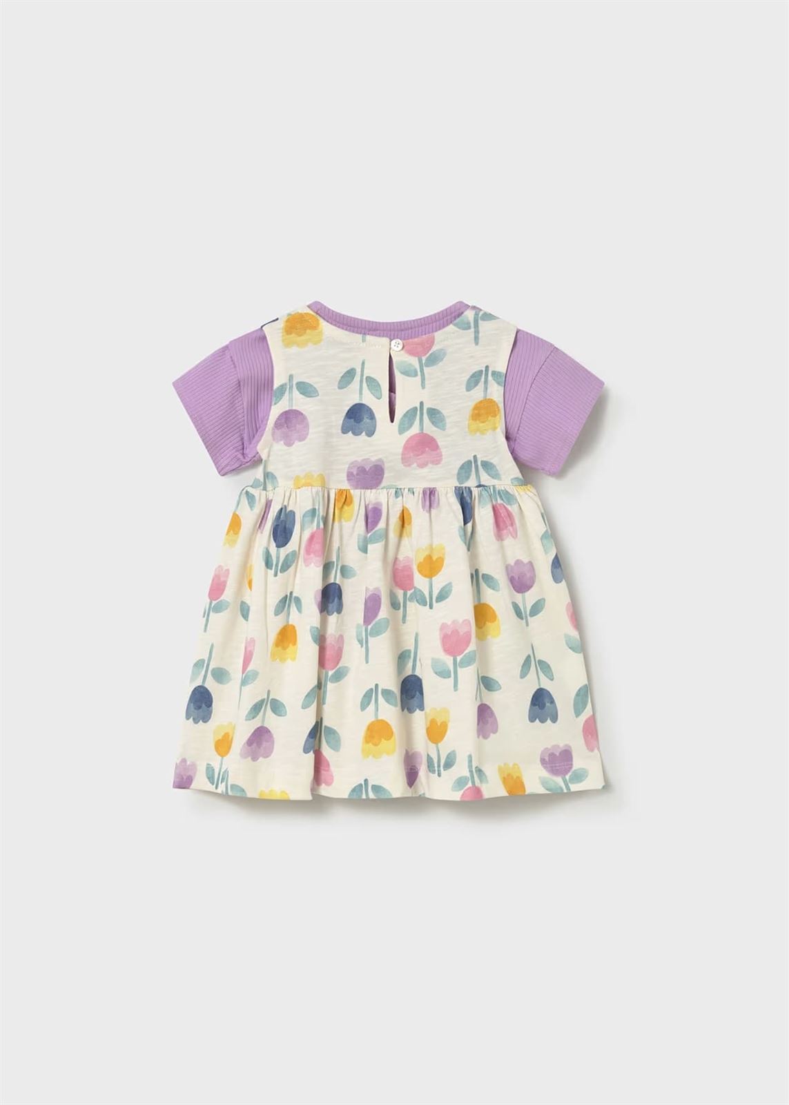 Mayoral Vestido estampado con chaqueta bebé lilac - Imagen 2