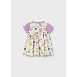 Mayoral Vestido estampado con chaqueta bebé lilac - Imagen 2
