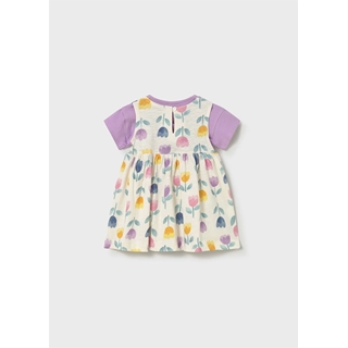 Mayoral Vestido estampado con chaqueta bebé lilac - Imagen 2