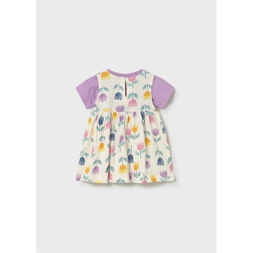 Mayoral Vestido estampado con chaqueta bebé lilac - Imagen 2