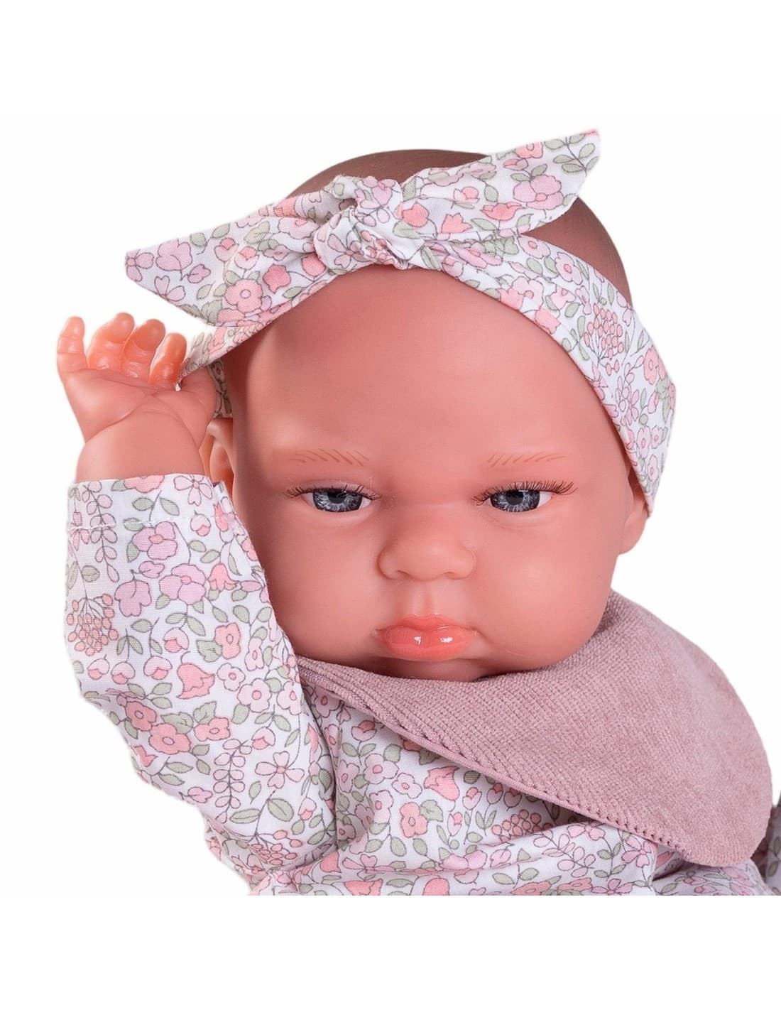 Muñeca Tufi con bolitas con babero 70402 MUÑECAS ANTONIO JUAN - Imagen 3