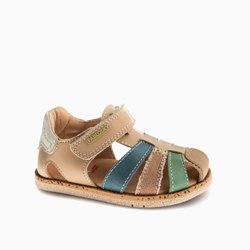 Pablosky Sandalia Barefoot beige QUIZZ 074434 - Imagen 1