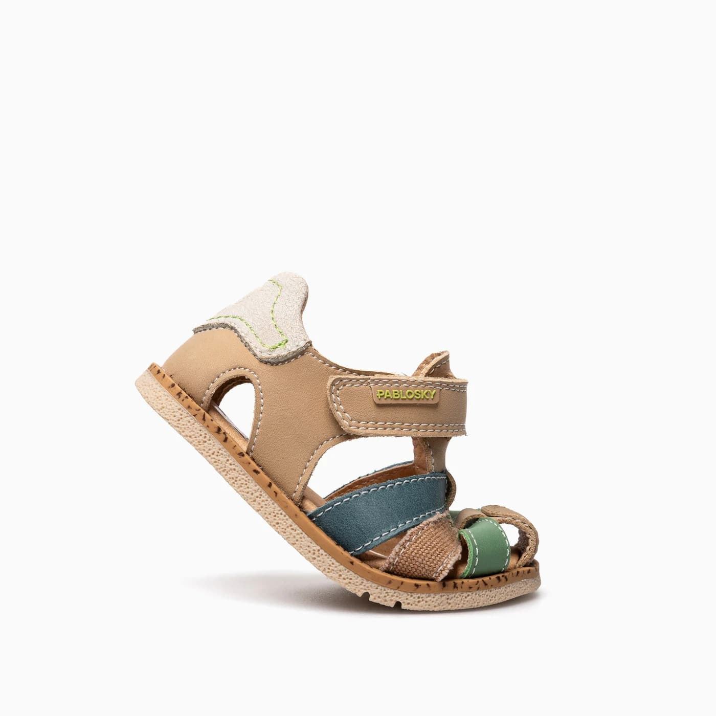 Pablosky Sandalia Barefoot beige QUIZZ 074434 - Imagen 4