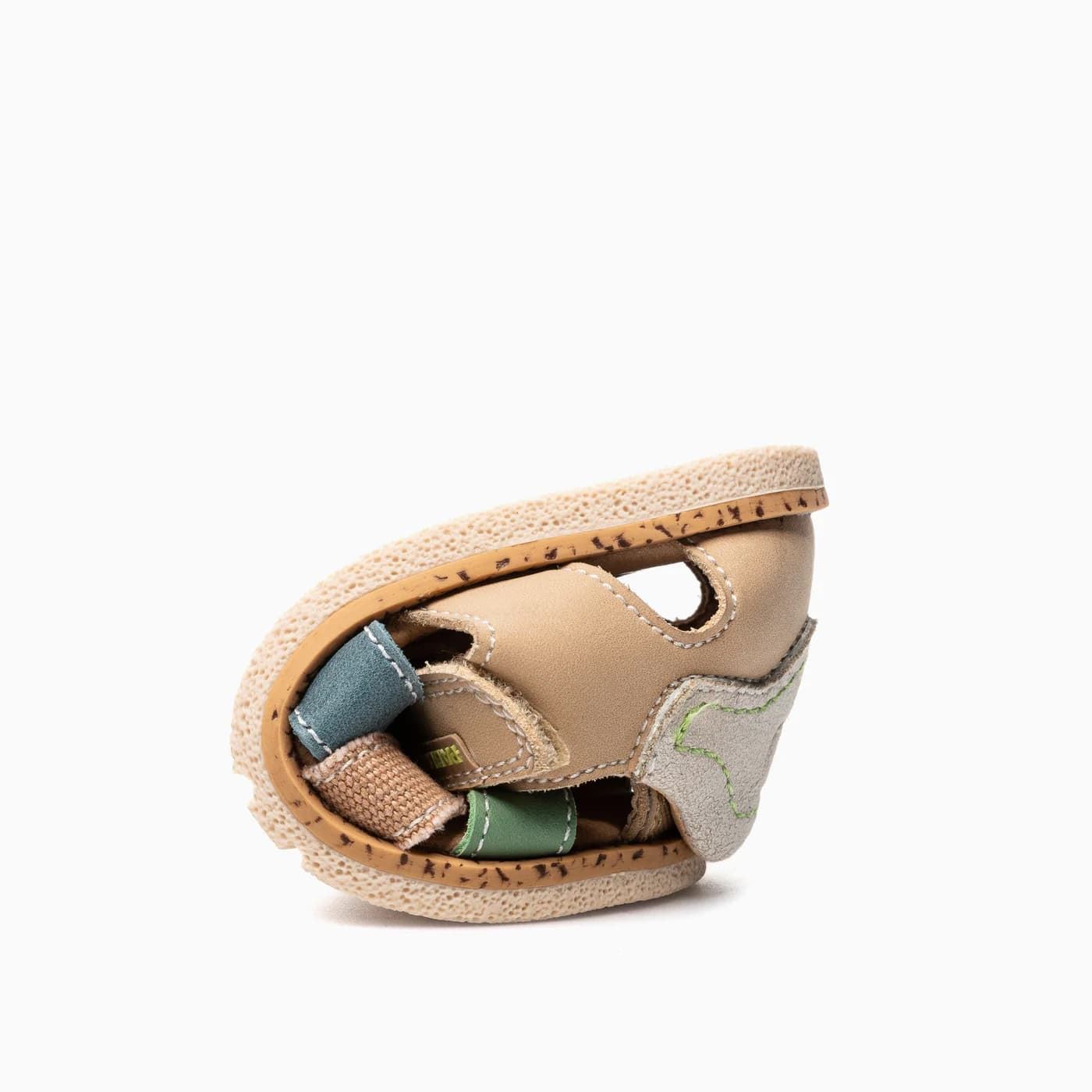 Pablosky Sandalia Barefoot beige QUIZZ 074434 - Imagen 5