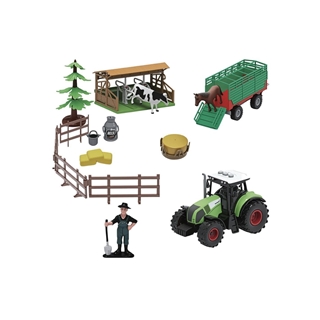 Set Granja con tractor a fricción y 19 accesorios. Luces y sonidos. 701T01047 TACHAN - Imagen 1