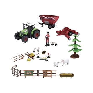 Set Granja con tractor a fricción y 30 accesorios. Luces y sonidos. 701T01048 TACHAN - Imagen 1