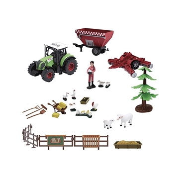 Set Granja con tractor a fricción y 30 accesorios. Luces y sonidos. 701T01048 TACHAN - Imagen 1