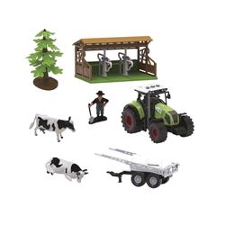 Set Granja con tractor a fricción y 7 accesorios. Luces y sonidos. 701T01051 TACHAN - Imagen 1