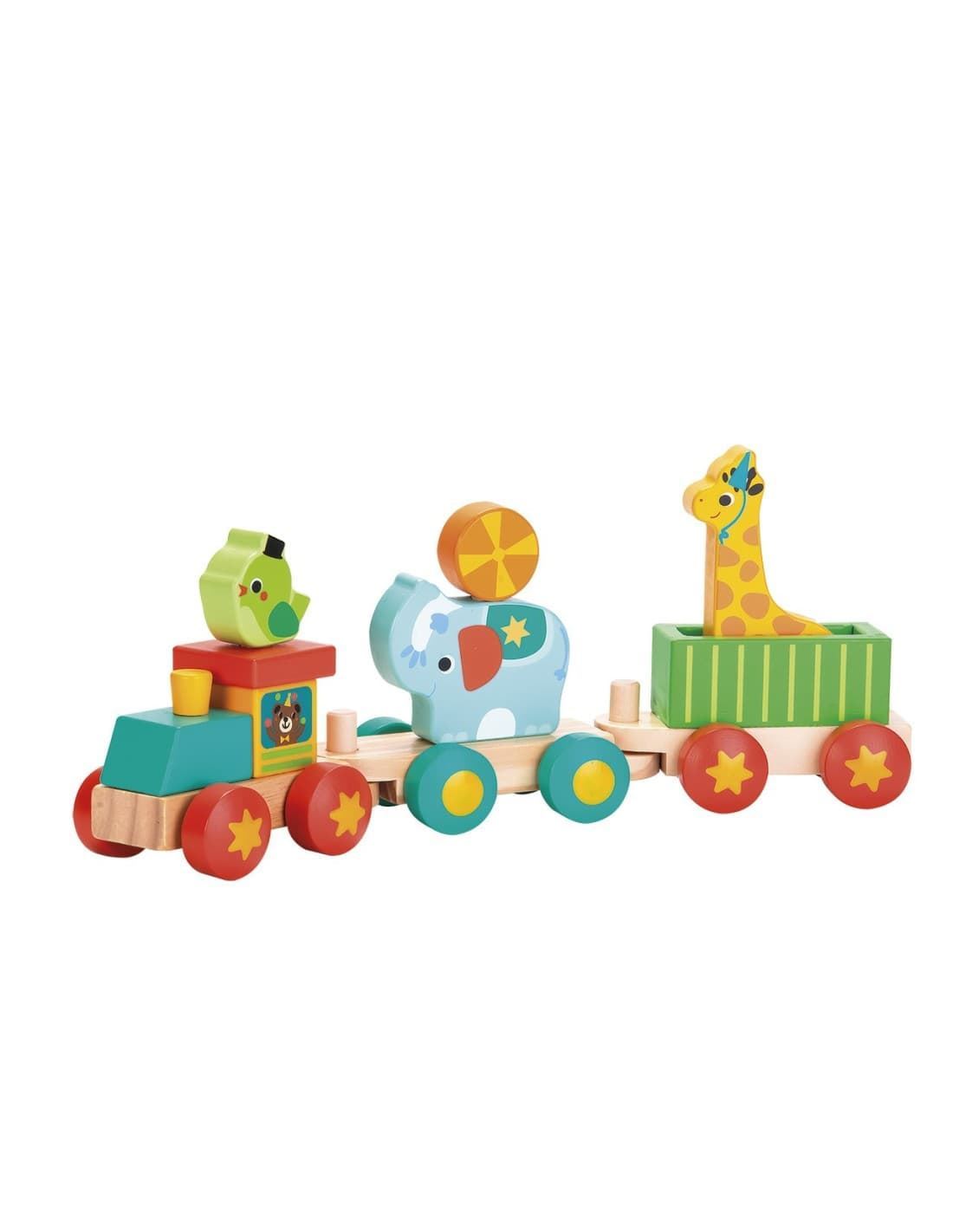 Tren de animales madera fsc tachan 795T00842 TACHAN - Imagen 1